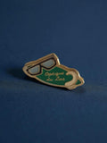 Pin's publicitaire Optique du Las vintage badge rétro années 90 lunettes