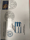 Ancien FDC 1984 Élections Parlement Européen Strasbourg timbre 2F bleu philatéli