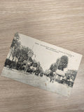 Ancienne carte postale Levallois-Perret Rue de Courcelles vintage noir et blanc