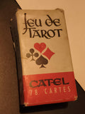 Jeu de tarot 78 cartes Catel étui original jeu de société cartes à jouer