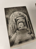 Carte postale ancienne vintage Cahors Rue de l'Université France collection rétr