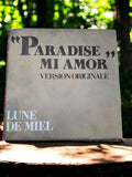Vinyle 45 tours Lune de Miel Paradise Mi Amor version originale vintage