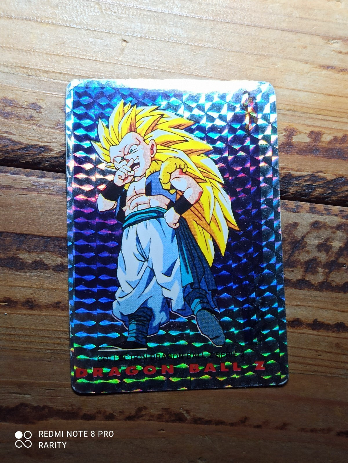 Carte Dragon Ball Z holographique vintage série 1 Gotenks DBZ rare