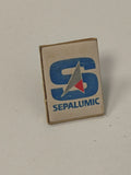 Pin's ancien rétro Sepalumic vintage, badge collection rare, accessoire publicit