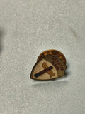 Pin's vintage Ketchikan Alaska totem, forme écusson, collection USA