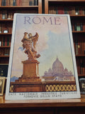 Brochure touristique vintage Rome années 50 Ente Nazionale Italie rétro ancien