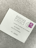 Lettre administrative 1968 Poitiers recensement timbre Marianne philatélie