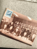 Carte postale 1er jour ONU UNICEF 5c 1962 cachet Vienne photo conférence