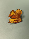 Vintage pin's CMA assurance automobile, dessin humoristique, collection badge