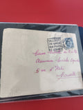 Ancienne enveloppe oblitérée collection philatélie cachet Mallemort Marseille