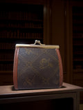 Porte-monnaies Vintage en Cuir Marron | Accessoire Rétro Authentique