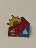 Pin's ancien rétro Caisse d'Epargne, badge vintage collection banque France