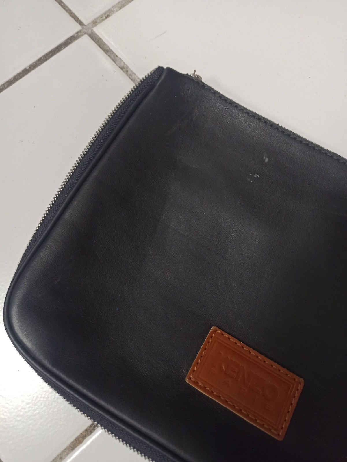 Sac trousse Kenzo Paris Cuir