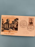 Lettre FDC Premier Jour Auguste Comte 1957 – Exposition Philatélique Paris