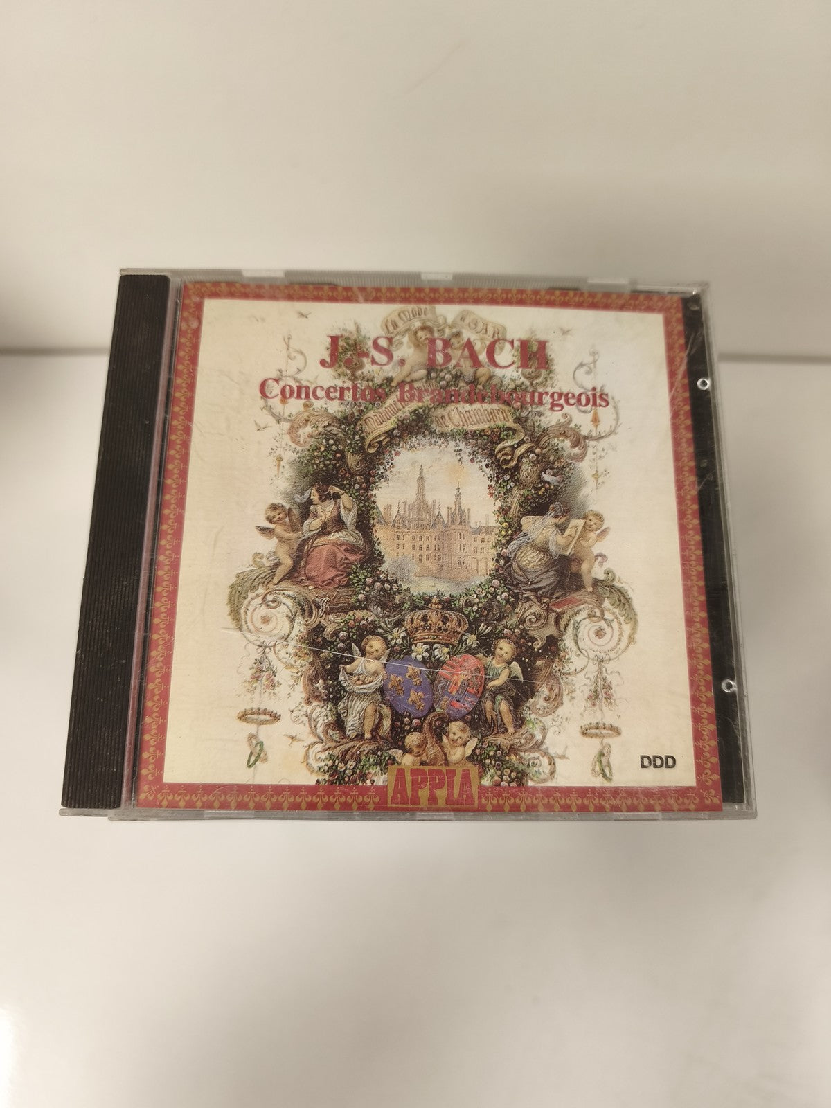 CD J.S. Bach Concerts Brandebourgeois Appia pochette illustrée musique classique