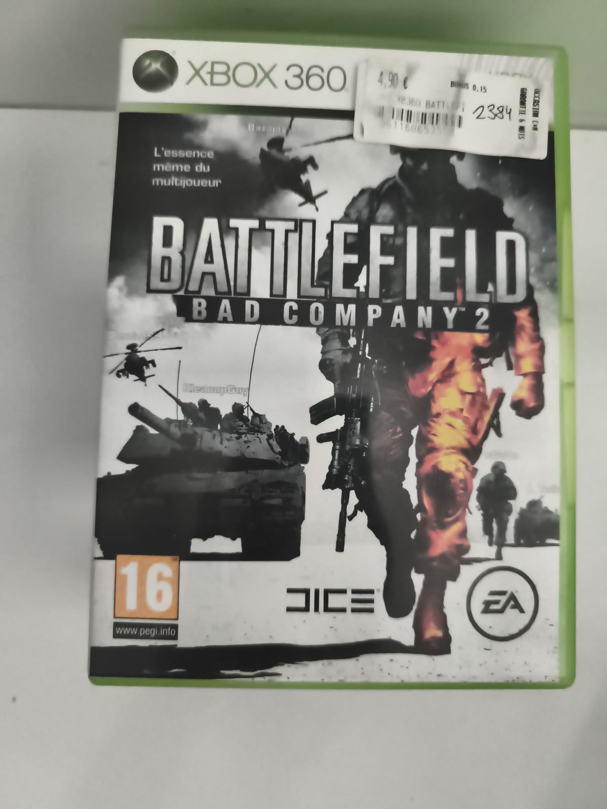 Jeu Xbox 360 Battlefield Bad Company 2 DICE EA tir PEGI 16