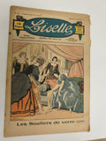 Journal ancien Lisette 1933 couverture couleur Les Souliers de verre vintage
