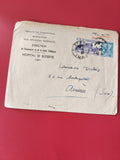 Enveloppe philatélie Hôpital de Bizerte Tunisie affranchie timbres visibles