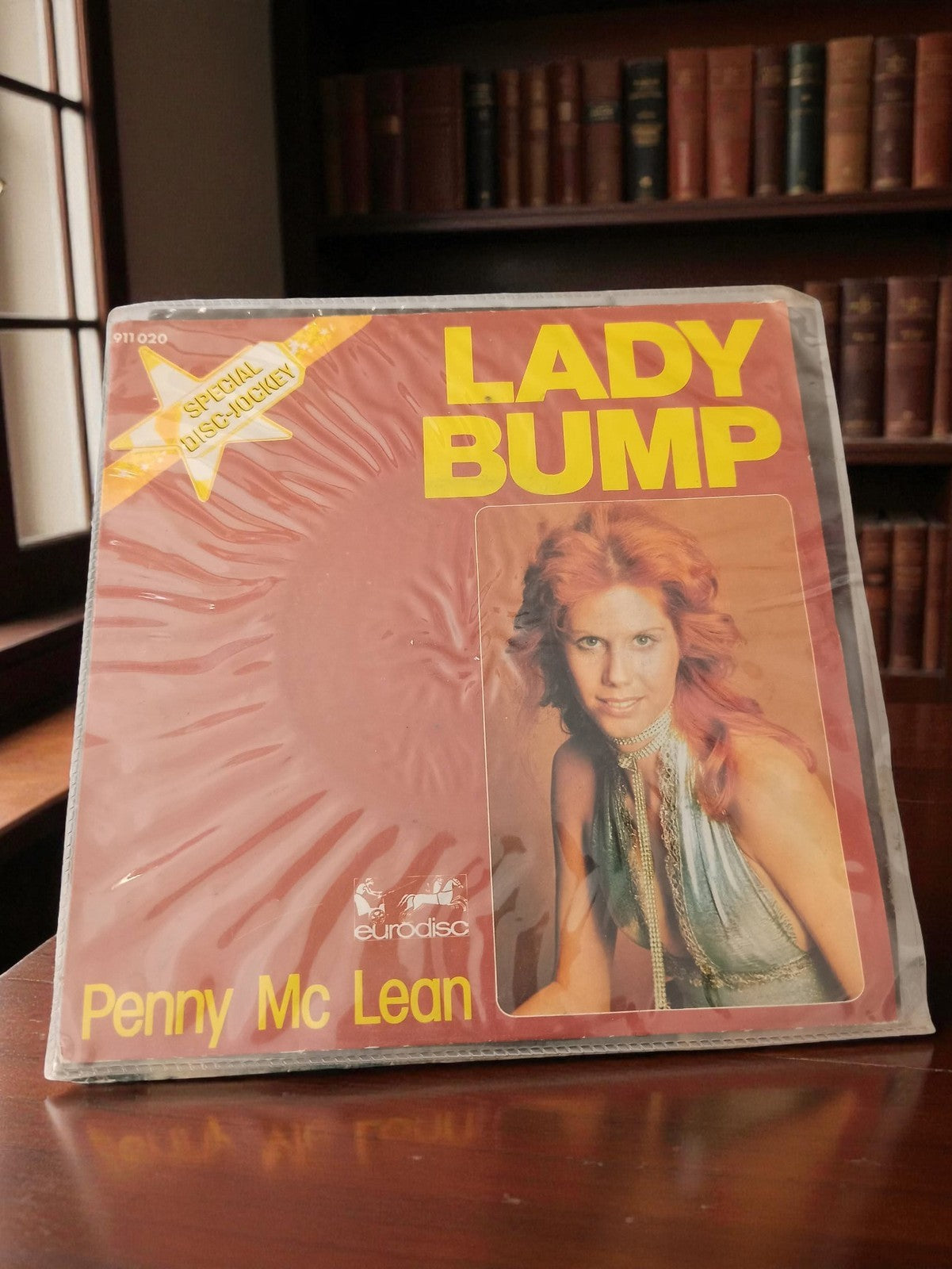 Disque vinyle 45T Penny McLean Lady Bump vintage Eurodisc single rétro