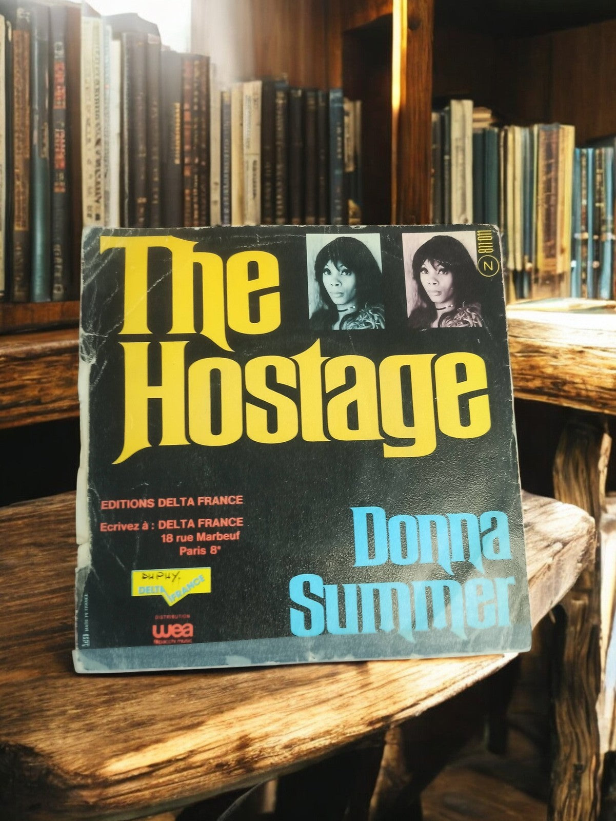 Vinyle 45 tours The Hostage Donna Summer vintage ancien disco Delta France