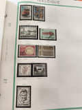 Timbres Belgique oblitérés années 1960-1990 philatélie lot x9 Europa