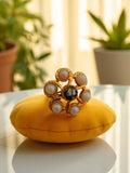 Broche vintage émaillée Italy, style rétro, accessoire fantaisie