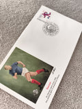 Lettre Premier Jour JO 1992 football Soccer Yougoslavie vintage philatélie