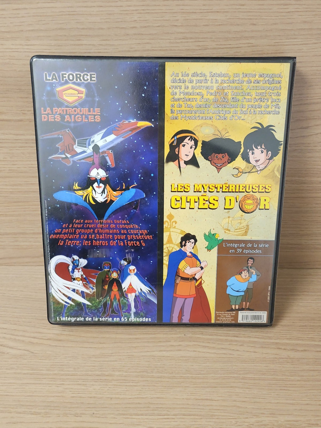 Coffret 12 DVD Les Mystérieuses Cités d'Or + Patrouille des Aigles, 1 DVD manqua
