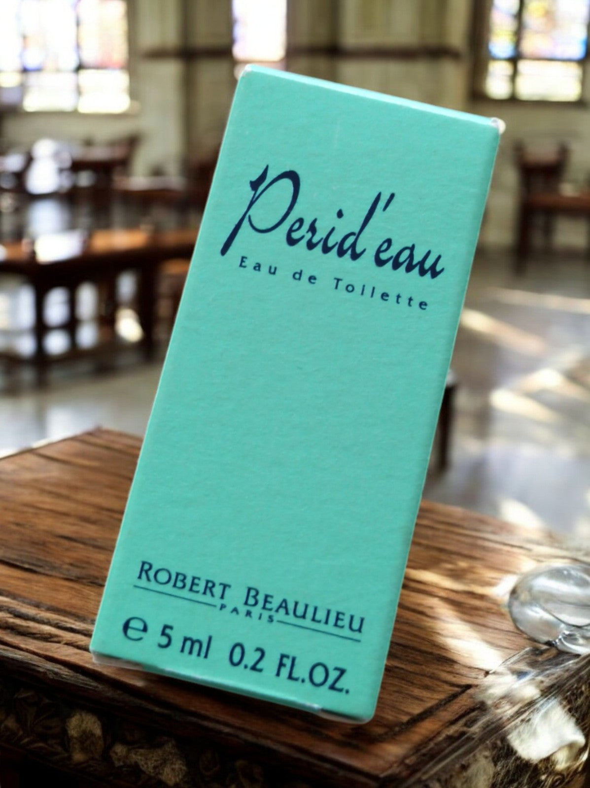 Miniature Eau de Toilette Robert Beaulieu Perid’eau 5ml vintage avec boîte