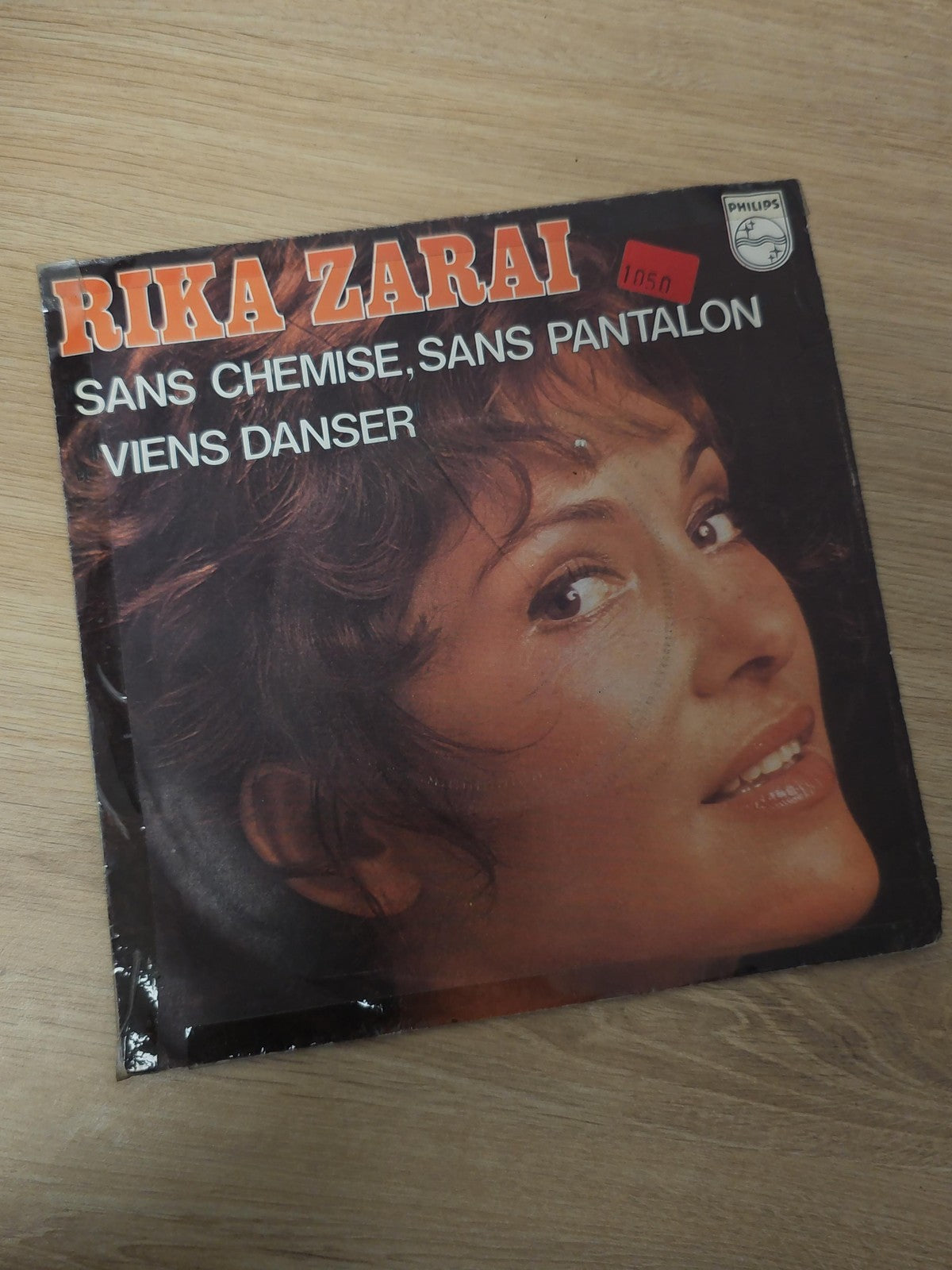 Vintage 45 tours Rika Zaraï disque vinyle ancien chanson française rétro collect