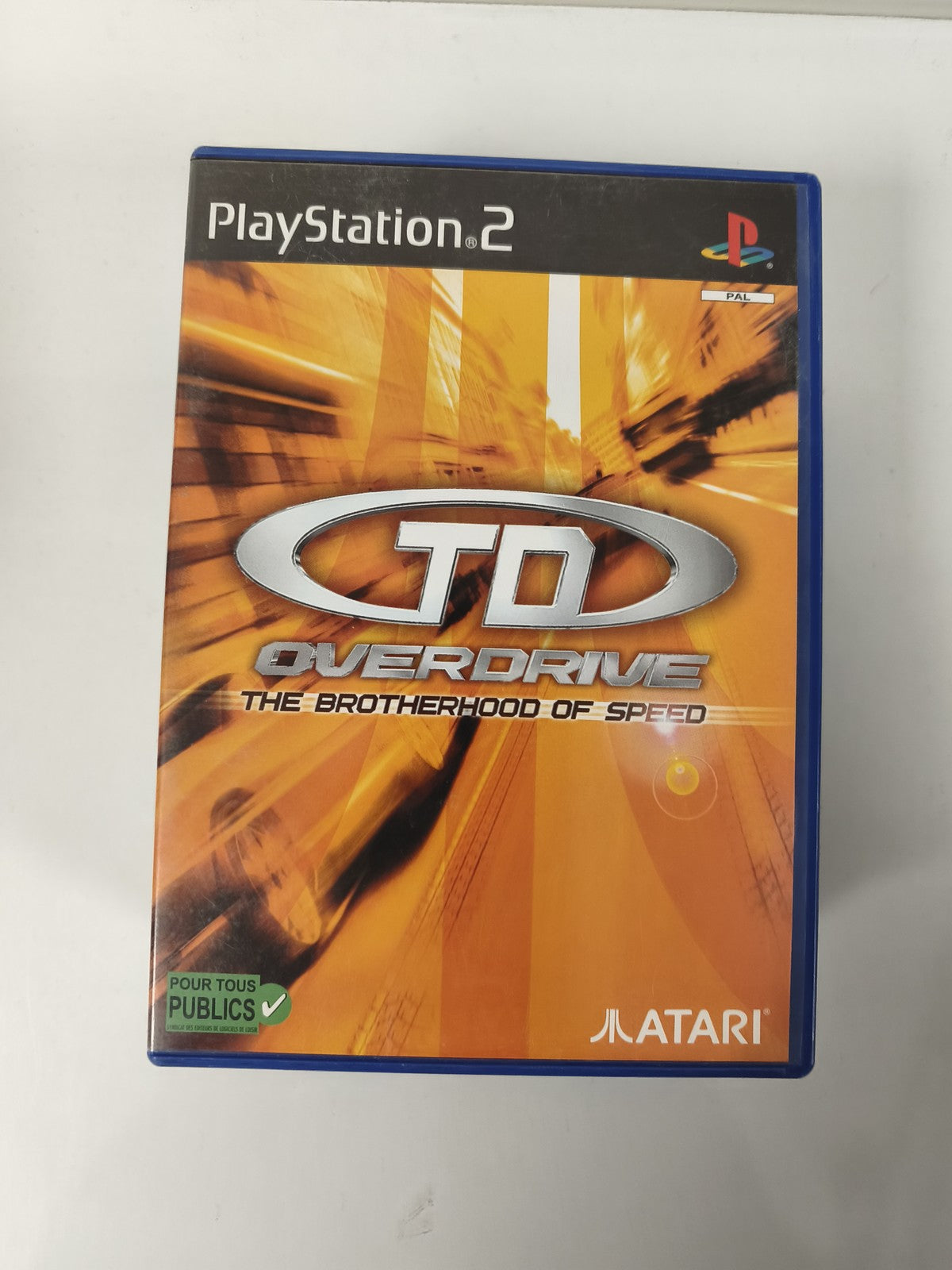 Boîte vide pour Overdrive PS2 PlayStation, étui d?origine sans disque ni notice