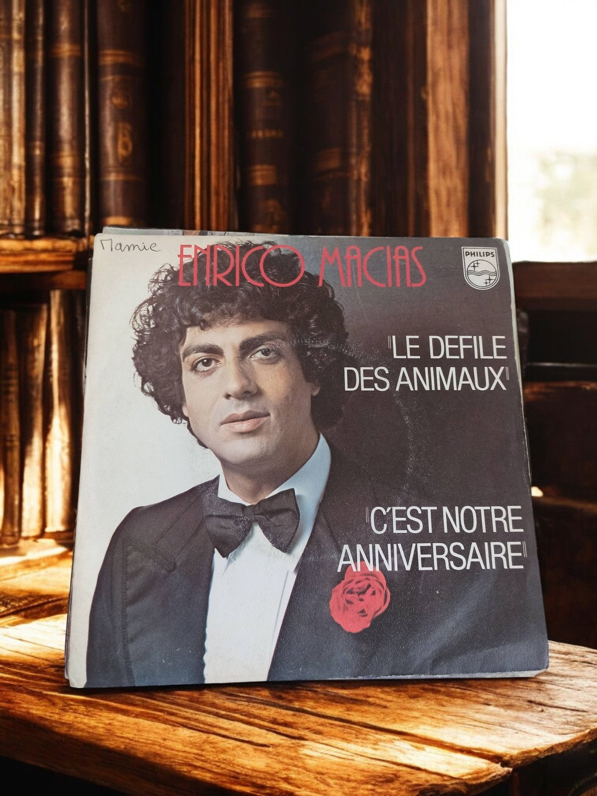 Vinyle 45 tours Enrico Macias Philips rétro ancien pochette chanson française