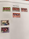 Timbres anciens Saint-Vincent Silver Jubilee, Martin Luther King, Grenadines