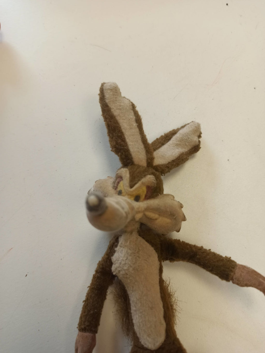 Figurine vintage Coyote Looney Tunes ancien jouet peluche rétro collection