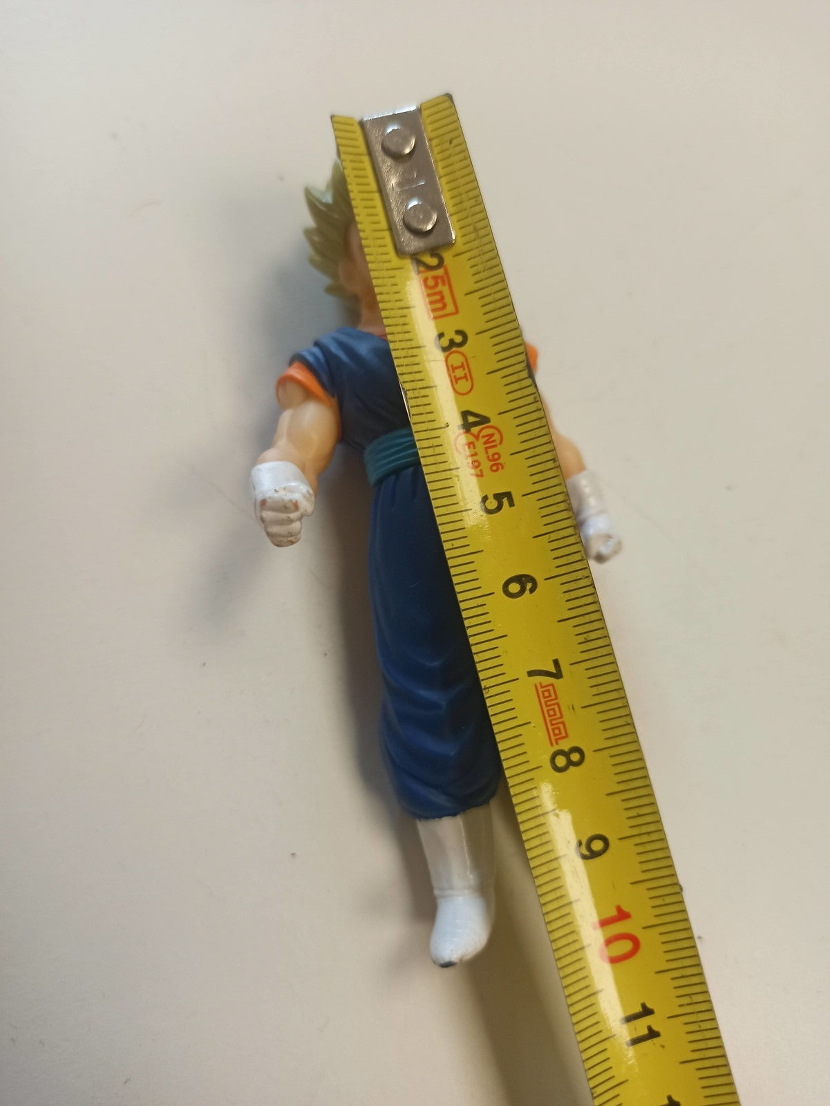 Figurine rétro Dragon Ball GT, ancien jouet vintage, Super Saiyan, bleu orange