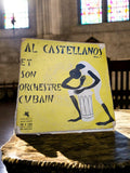 Vinyle 45 tours Al Castellanos Vol.1 pochette jaune vintage orchestre cubain