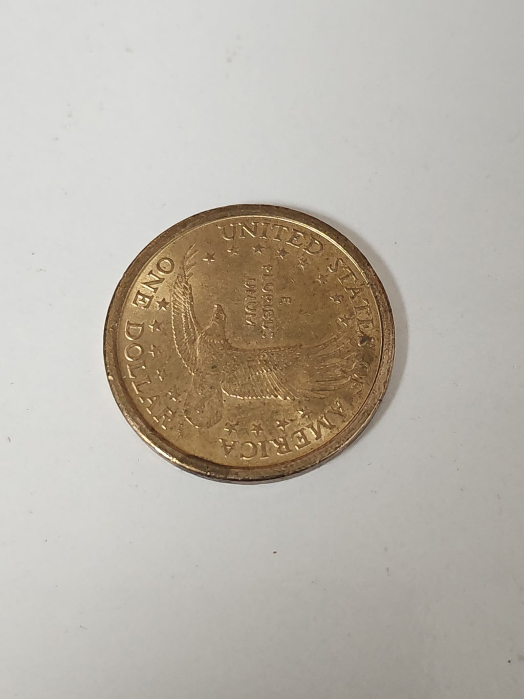 Pièce 1 Dollar Sacagawea 2000 P États-Unis Or Jaune Monnaie Américaine US