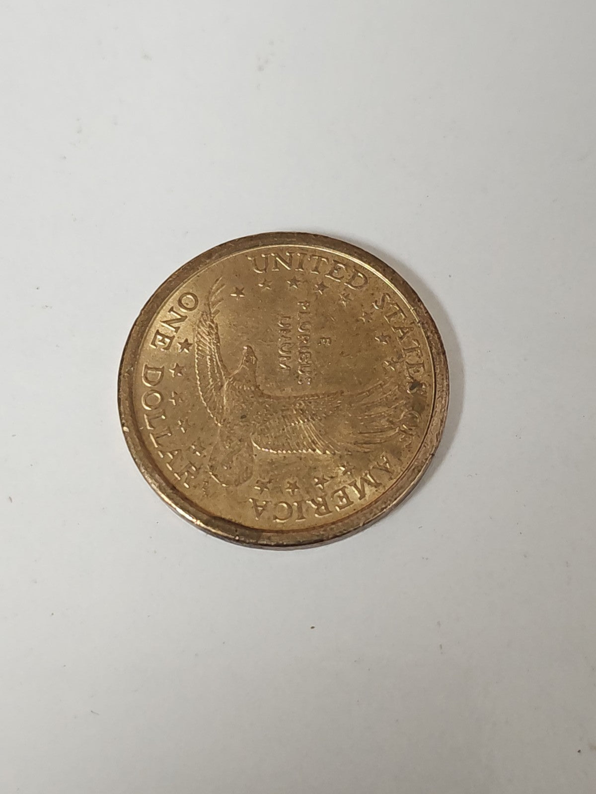 Pièce 1 Dollar Sacagawea 2000 P États-Unis Or Jaune Monnaie Américaine US