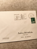 Lettre premier jour Mont-Dore 1975 cachet philatélique 0,60F Postiers Philatélis