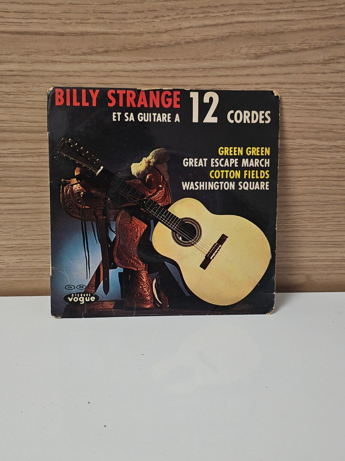 Vinyle 45 tours ancien Billy Strange rétro, disque vintage collection musique