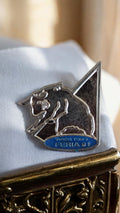 Pin's taureau Feria 91 métal émaillé vintage, badge VIDEO TORO 1991