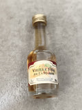 Miniature alcool Vieille Fine de la Marne Jean Goyard bouteille partiellement re