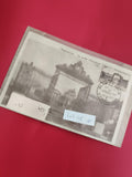 Carte postale Versailles grille d'honneur oblitérée timbre Premier Jour Philatél