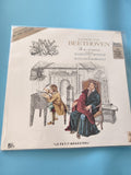 Vinyle 33 tours ancien Beethoven, disque rétro pour collectionneur musique class