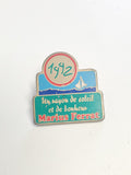 Pin's ancien Marius Ferrat vintage, badge rétro collection, objet publicitaire r