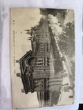 Carte postale CPA Paris Gare du Nord façade C.M noir et blanc