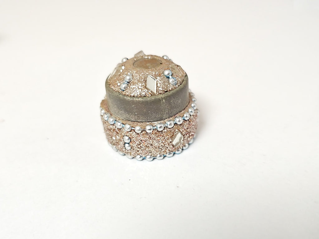 Ancienne boîte à bijoux berbère vintage, coffret rétro de la marque Ancienne