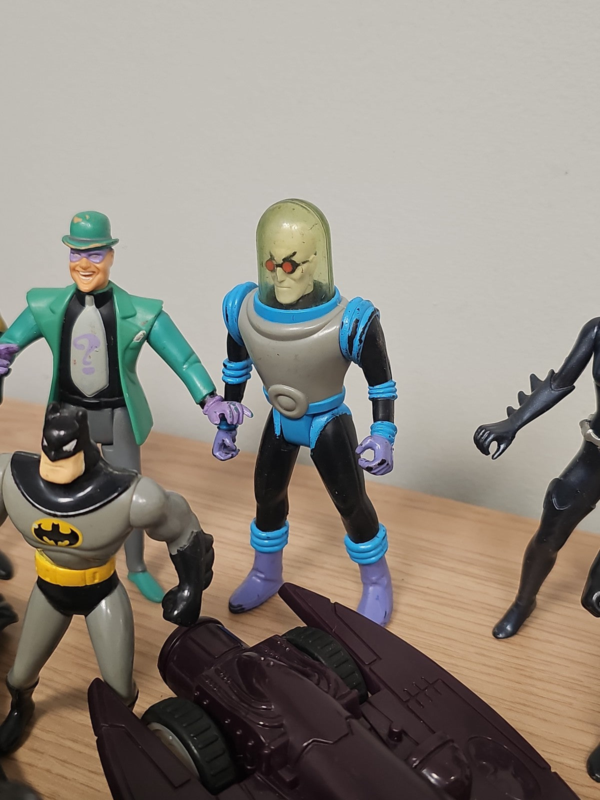 Lot de figurines Batman rétro vintage, jouets anciens collection occasion DC Com