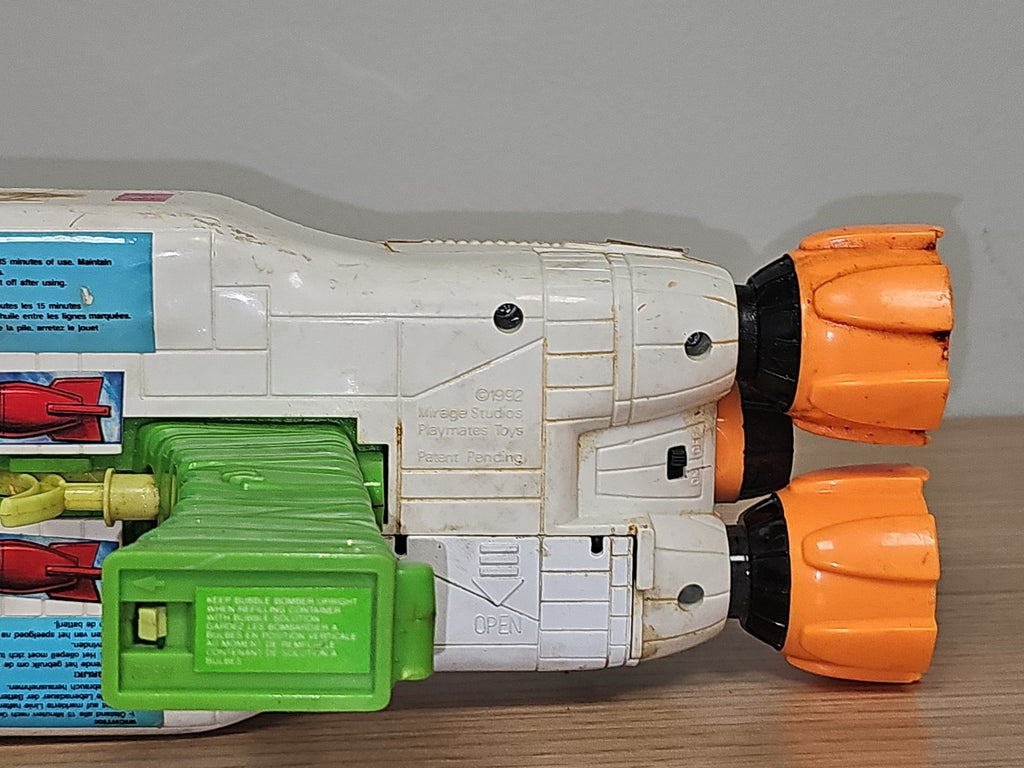 Jouet ancien TMNT Tortues Ninja Bubble Bomber rétro fonctionnel collection rare