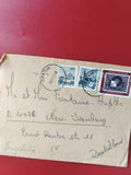 Enveloppe affranchie timbres Yougoslavie Opatija 1969 écriture manuscrite